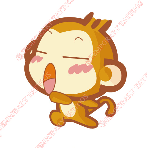 Monkey Customize Temporary Tattoos Stickers NO.8674